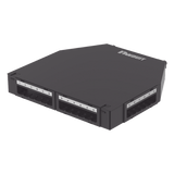CUFMB24BL - Caja de Consolidación / 24 Puertos Mini-Com / Aluminio / Instalación Piso o Pared / 1.7 in (43 mm) Profundidad Mínima
