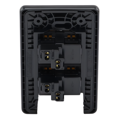 JTL-E7505 - Apagador Doble de 10 A/ 127 V CA ~ 60 Hz /  Placa de Acero.