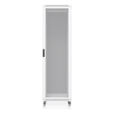 UACC-RACK-42U-800-P - Gabinete Rack de Piso / 42U / 600 × 800 mm (23.6 x 31.5') / Carga 800 kg (1,763.7 lb) / Puerta Perforada / Ventiladores Integrados / Ruedas con Seguro