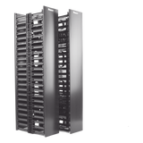 WMPVHC45E - Organizador Vertical de Cable / Doble Capacidad Frontal y Posterior / 45 RU / 6.7in (170mm) Ancho / 83.0in (2108mm) Alto / Negro
