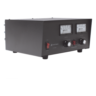 VS-35M - Fuente de poder 13.8Vcc, 35A, lineal, voltaje y corriente variable con medidores