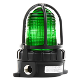 191XLS-024-G - Luz de advertencia LED para ubicaciónes peligrosas, montaje para superficies, 24 VCD, color Verde