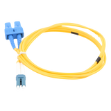 LP-FO-6060B - Cable de Fibra Óptica Monomodo UPC Duplex LC-SC, 2mm, 1m, Amarillo