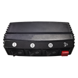 XDKQH01 - Switch de Control / 4 Interruptores / 12 VCC / 15 A / 104x55x33 mm / 4.09x2.17x1.30 in
