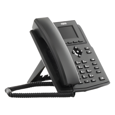 X303P - Teléfono IP Empresarial / 4 Líneas SIP / Pantalla LCD 2.4 Pulgadas / PoE / Audio HD / Conferencia 6 Participantes