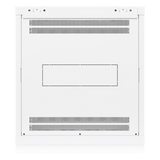 UACC-RACK-12U-WALL-600-P - Gabinete Rack 12U / Montaje en Pared / 598 x 600 mm / Puerta Perforada / 4 Postes / 80 kg Capacidad / 23.5 x 23.6 x 25.2 pies