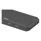 US4224 - Switch USB 2.0 Compartido 2 x 4 Essentials | 480 Mbps | InstaSync | Pulsador Integrado | Diseño Compacto
