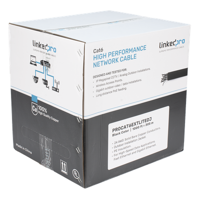 PRO-CAT-6-EXT-LITE-DJ - Linkedpro By Epcom Bobina de Cable UTP / Cat6 / 305m (1000 pies) PRO-CAT-6-EXT-LITE-DJ