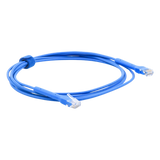 UC-PATCH-2M-RJ45-BL - Cable Ethernet Cat6 / 2 m (6.56 ft) / RJ45 Flexible / Prueba Fluke / Diámetro Ultrafino / Azul