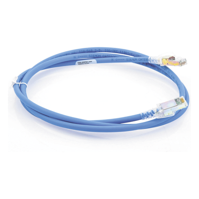 ZM6A-05-06B - Patch Cord Cat6A UTP / CM / 1.52 m (5 ft) / Doble Aislamiento / 7.37 mm OD / Azul