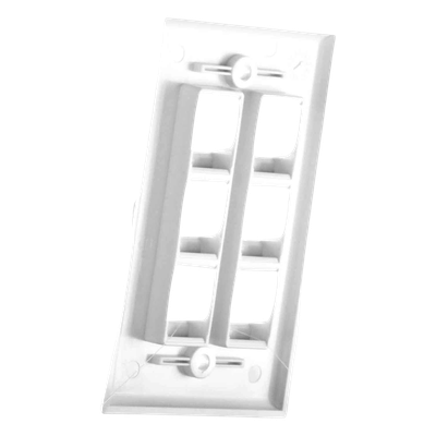 LP-FP-20 - Linkedpro By Epcom Placa de Pared / 6 Puertos / Keystone LP-FP-20