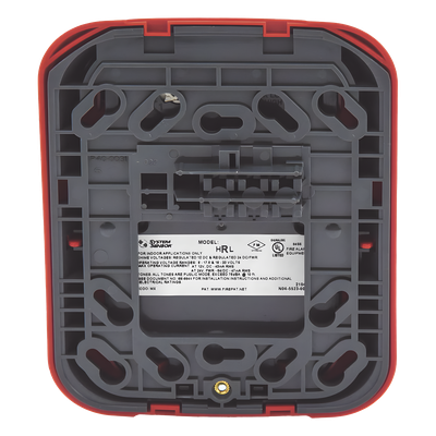 HR-L - System Sensor Sirena de Notificación para Pared / 88+ dBA / 12 o 24 Vcd HR-L