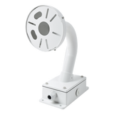 XGA160C - Montaje Universal de Pared / Cuello de Ganso Anti-Retorno / Caja de Conexiones Exterior / Carga 4.5 kg / Aluminio Blanco