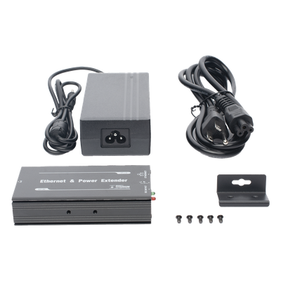 TT-8001R - Receptor PoE Extensor / 1 Puerto / Alcance 600 m (1968.5 ft) / 60 W / 100 Mbps / Cascada 4 Nodos / Cat 5e/6