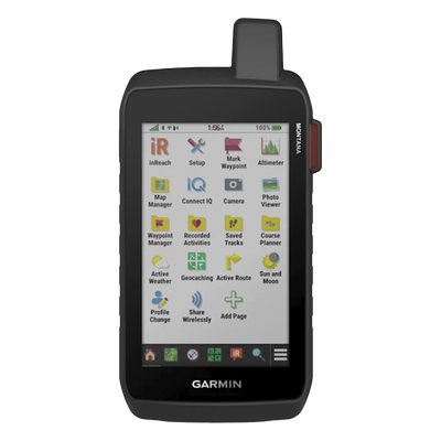 10-02964-10 - Navegador GPS Outdoor / Pantalla Táctil WVGA 5″ / Resolución 480 x 800 píxeles / Batería de Ion-Litio hasta 24 Horas / Resistencia IPX7 / MIL-STD-810