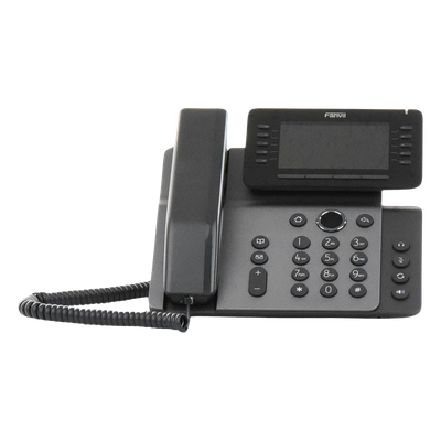 V65 - Teléfono IP Empresarial / 20 Líneas SIP / Pantalla 4.3" Ajustable / Wi-Fi 2.4/5 GHz / Bluetooth 5.0 / Puertos Gigabit / PoE