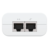 U-POE-AT - Adaptador PoE Ubiquiti (48 VDC, 0.65A) puerto Gigabit, ideal para equipos UniFi