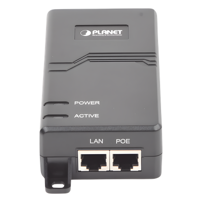 POE-163 - PLANET POE-163 adaptador e inyector de PoE Ethernet rápido, Gigabit Ethernet 53 V