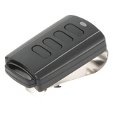 XB-T18-BC - Control Remoto con Clip para Visera / 433.92 MHz / 4 Botones / -10°C a 50°C / Batería 12V Incluida