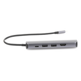 10919 - Ugreen 10919 base para portátil y replicador de puertos Alámbrico USB 3.2 Gen 1 (3.1 Gen 1) Type-C Gris