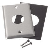 IAEFP1 - Panduit Placa de Pared Industrial / 1 Puerto / Acero Inoxidable IAEFP1