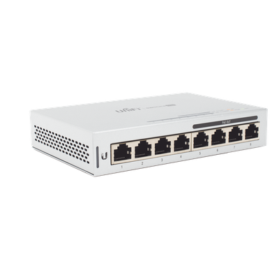 US-8-60W - Switch administrable capa 2 / 8 puertos Gigabit / 4 puertos PoE 802.3af / 60W / 0.49 x 0.33 x 0.10 ft