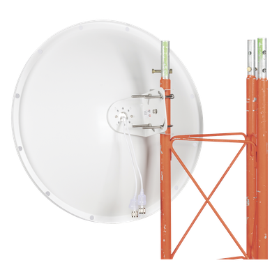 TXP-D4865-28-N - Antena Direccional / Rango Extendido 4.8 - 6.5 GHz / 28 dBi / Haz 7° / Polaridad Dual ±45° y V/H / Resistencia 200 km/h