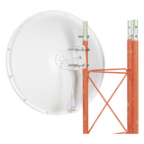 TXP-D4865-28-N - Antena Direccional / Rango Extendido 4.8 - 6.5 GHz / 28 dBi / Haz 7° / Polaridad Dual ±45° y V/H / Resistencia 200 km/h