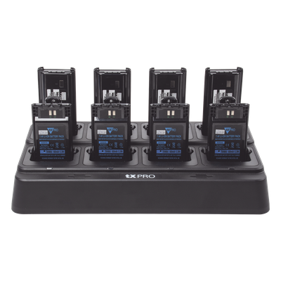 TX-8C-KSC43 - Cargador de Escritorio / 8 Cavidades / Dual Química Ni-MH y Li-Ion / 15 V 8 A / 100-240 VCA
