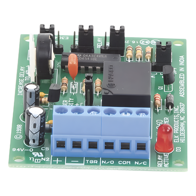 ELK960 - Relevador Con Temporizador / 3-60 Seg o 3-60 Min  / Activación de Disparo Positivo o Negativo / Alimentación 12-24 Vcc