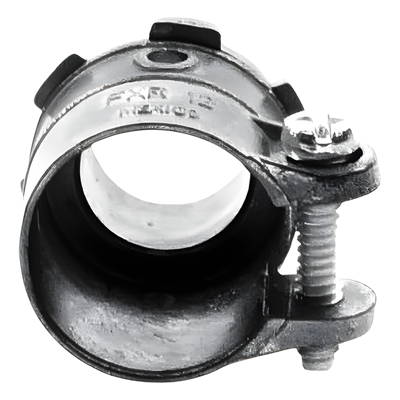 ANC-FXR-12 - Anclo Conector Recto para Tubo Flexible / 1/2" (13 mm) / Diámetro 27 mm ANC-FXR-12