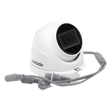 E8-TURBO-G2/A - AUDIO POR COAXITRON / Domo TURBOHD 2 Megapixel (1080p) / Gran Angular 106° / Lente 2.8 mm / 20 mts IR EXIR / Exterior IP66 / 4 Tecnologías / dWDR / Metal
