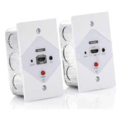 TT372W - Extensor HDMI en Placa de Pared / 1080P @ 60 Hz / 40 m (131.2 ft) / Cat 6/6A/7 / IR Bidireccional / HDCP 1.4a/1.2a / Cero Latencia