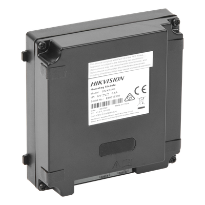 DS-KD-KK - Hikvision Módulo de Botones para Videoportero Modular / 6 Botones / Montaje Empotrado