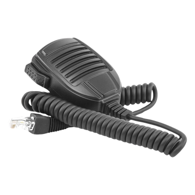TXY221 - Micrófono para Radio Móvil / Conector 8 Pines / IP54 / Cable PU con Kevlar / 40 kg Resistencia / PTT con Guantes