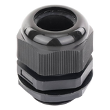TXG-PG-100NBK - Conector Glándula Plástico / Rosca NPT 1" (25.4 mm) / Rango de Cable 16-22 mm / Color Negro / 7 Dimensiones Precisas
