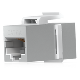 UACC-KEYSTONE-COUPLER-C6A - Acoplador Keystone / Cat6A Pasante / 10 Gbps / PoE / Snap-In / Paquete 12 Piezas