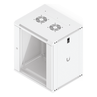 UACC-RACK-12U-WALL-450-G - Gabinete Rack 12U / 550 x 450 mm / 50 kg Carga / Vidrio Templado / 21.7 x 17.7 x 25'