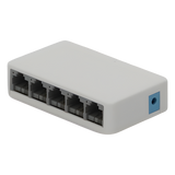 MS105 - Mercusys MS105 dispositivo de redes No administrado Fast Ethernet (10/100) Blanco, Bidireccional completo (Full duplex)