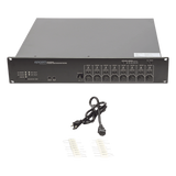 SF-6200MS - Epcom Proaudio Controlador de Extensión de Evacuación por Voz / 8 Zonas / 500W SF-6200MS
