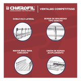MG-50-421EZ - Charofil Charola Tipo Malla / 100 mm x 33 mm / Electro Zinc 15-20 μm MG-50-421EZ