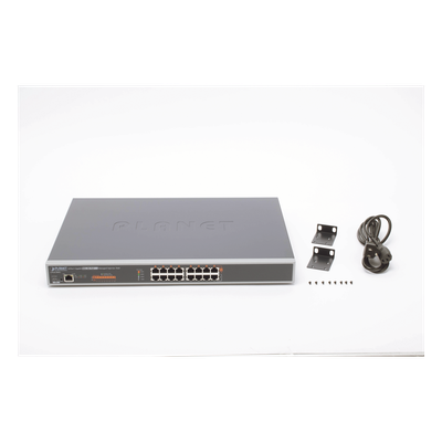 UPOE-800G - Inyector HUB Adminsitrable Ultra PoE 802.3af/at 8 Puertos Gigabit, Potencia 400W