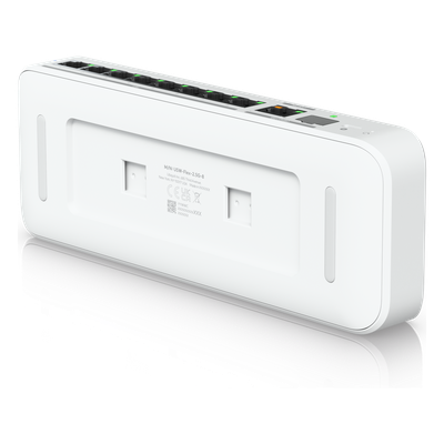 USW-FLEX-2.5G-8 - Switch Administrable / 8 Puertos 2.5GbE / 1 Puerto 10GbE RJ45/SFP+ / 60 Gbps / PoE+ o USB-C