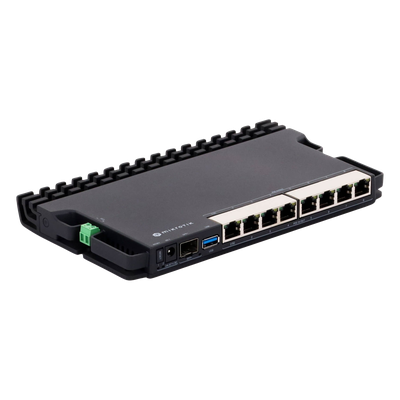 RB5009UPR+S+IN - Mikrotik RB5009UPR+S+IN router 2.5 Gigabit Ethernet, Gigabit Ethernet Negro