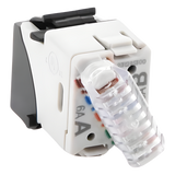 U6A-K01NS - Jack Keystone / Cat6a UTP / Terminación 110 / T568A-B / -10 a 60°C / 22-26 AWG