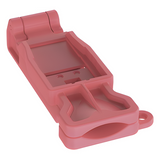 TGSJT - Herramienta de Terminación de Jacks / Ángulo 45° / Nylon Reforzado con Fibra de Vidrio / 2.86 x 0.63 pulgadas / Capacidad 45 Cápsulas / Color Rojo Rubí