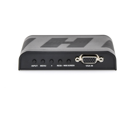 TT7505 - Convertidor de Video / S-Video, BNC y VGA a VGA / Resolución 1920x1200 / 6 Modos HD / Ajuste de Imagen / Fuente 5V 1A Incluida