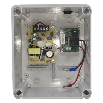 YAS-MOD - Módulo Adaptador para Alerta Sísmica / Fuente 13.5VDC 2A / Respaldo 7 Días / Entrada AC 127/220V / Conector 3.5 mm