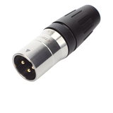 SCHM3 - Seetronic Conector XLR Macho / 3 Núcleos / Acero Inoxidable SCHM3