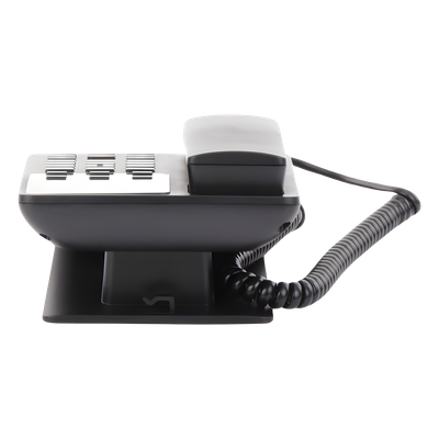 GHP621 - GHP621, Teléfono Hotelero IP Negro, 2 cuentas SIP 2 líneas, GDMS, soporta PoE